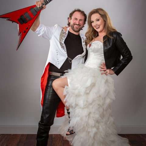 Rock of Ages 1980s Glam Rock Concert Wedding (45)