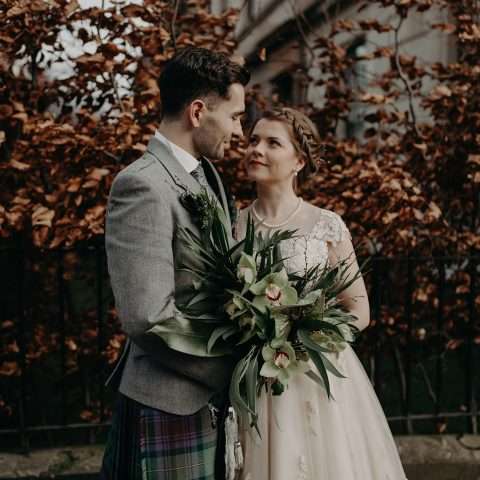 Succulent Palm Scottish Inspired Wedding 26