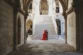 Sumptuous Venetian Vow Renewals With Stunning Red Dress20