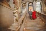 Sumptuous Venetian Vow Renewals With Stunning Red Dress38
