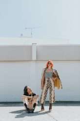 Badass Sequinned French Elopement With Lollipop Bouquet 33