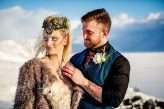Bright and Beautiful Fire and Ice themed Iceland Wedding2