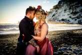 Bright and Beautiful Fire and Ice themed Iceland Wedding22