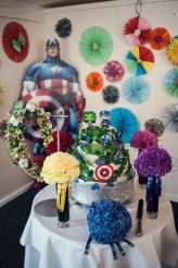 Colourful Comic Book Succulent Wedding 66