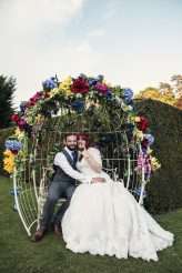 Colourful Comic Book Succulent Wedding 78