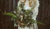 Forest Elopement Boho Styled Shoot Pregnant Bride 36