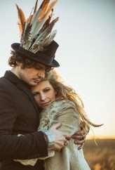 Forest Elopement Boho Styled Shoot Pregnant Bride 37