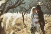 Forest Elopement Boho Styled Shoot Pregnant Bride 7