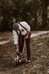 Hungarian Pine Forest Wedding Dog Ring Bearers 33