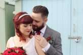 Intimate 1950s Glam Inspired Brighton Wedding With Only 10 Guests 29