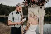 Lake Macrame Nature Wild Elopement 41