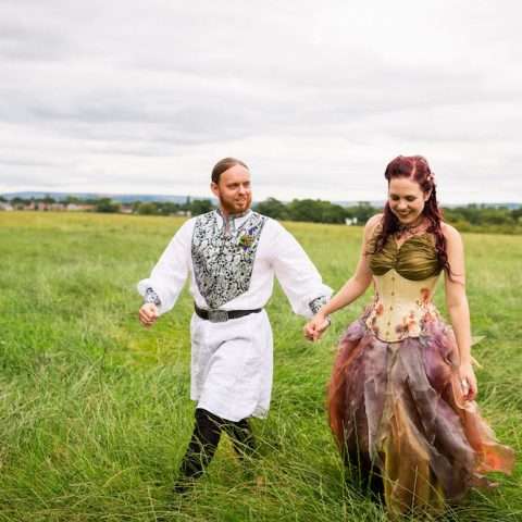 Lord of the Rings Themed Woodland Fantasy Vegan Wedding48