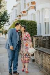 Brightly Coloured London DIY Wedding