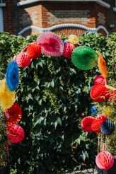 Brightly Coloured London DIY Wedding