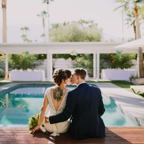Poolside Palm Springs Wedding (22)