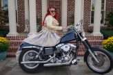 Rock n Roll Meets Rustic Glam Motorbike Wedding (10)