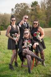 Rock n Roll Meets Rustic Glam Motorbike Wedding (19)