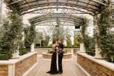 Badass Venetian Las Vegas Elopement with a Black Sequinned Dress and Frenchie Inspiration 10