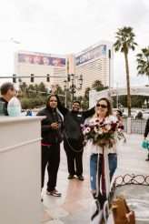 Badass Venetian Las Vegas Elopement with a Black Sequinned Dress and Frenchie Inspiration 20