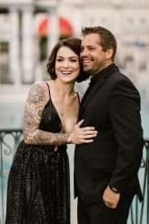Badass Venetian Las Vegas Elopement with a Black Sequinned Dress and Frenchie Inspiration 22