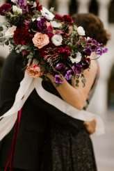 Badass Venetian Las Vegas Elopement with a Black Sequinned Dress and Frenchie Inspiration 26