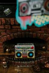 Candy Coloured Retro Balloon Wedding 32