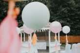 Candy Coloured Retro Balloon Wedding 5