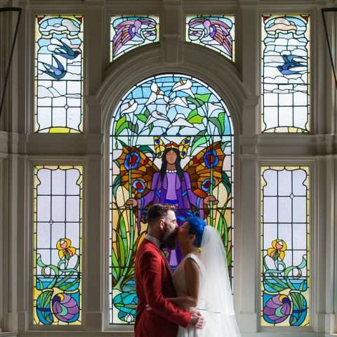 Colourful, Eclectic Victorian Bath Wedding with a Kids Party Theme37