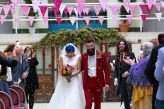 Colourful, Eclectic Victorian Bath Wedding with a Kids Party Theme7