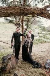 Dark and Moody Occult-inspired Wedding in Hawaii24