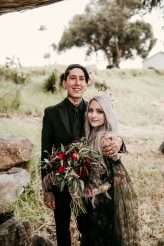 Dark and Moody Occult-inspired Wedding in Hawaii26