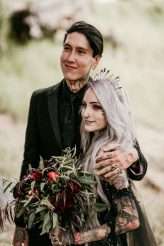 Dark and Moody Occult-inspired Wedding in Hawaii27