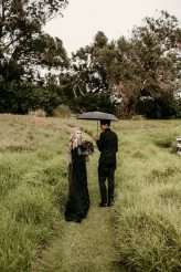 Dark and Moody Occult-inspired Wedding in Hawaii33