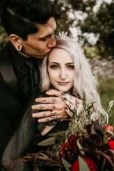 Dark and Moody Occult-inspired Wedding in Hawaii35