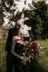 Dark and Moody Occult-inspired Wedding in Hawaii36