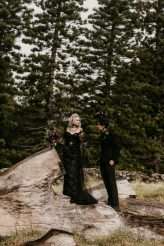 Dark and Moody Occult-inspired Wedding in Hawaii41