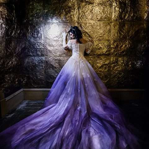 Gothic Romance Meets Enchanted Garden Wedding (39)