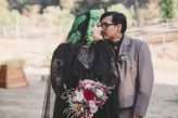 Gothic ‘Shit Show’ Ranch Wedding in Los Angeles (22)