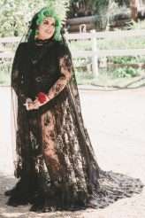 Gothic ‘Shit Show’ Ranch Wedding in Los Angeles (3)