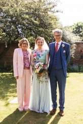 Rustic Beer Themed Wedding Blue Wedding Dress 14