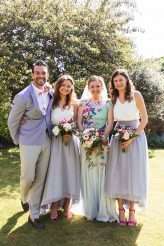 Rustic Beer Themed Wedding Blue Wedding Dress 17