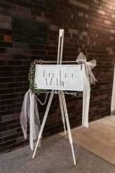 Rustic Beer Themed Wedding Blue Wedding Dress 19