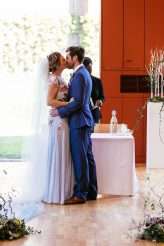 Rustic Beer Themed Wedding Blue Wedding Dress 36