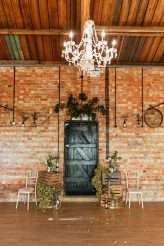 Rustic Beer Themed Wedding Blue Wedding Dress 59