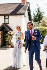 Rustic Beer Themed Wedding Blue Wedding Dress 66