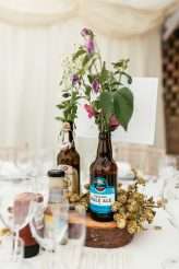Rustic Beer Themed Wedding Blue Wedding Dress 67