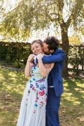 Rustic Beer Themed Wedding Blue Wedding Dress 77