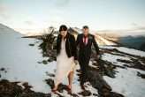 A Snowy Rock n Roll Elopement in New Zealand featuring a Mountain Helicopter Ride! 32