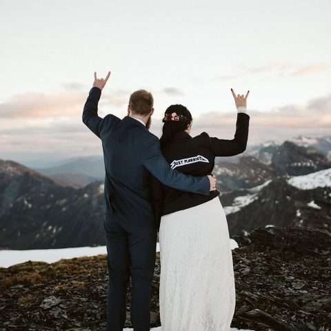 A Snowy Rock n Roll Elopement in New Zealand featuring a Mountain Helicopter Ride! 42