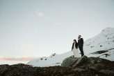 A Snowy Rock n Roll Elopement in New Zealand featuring a Mountain Helicopter Ride! 46